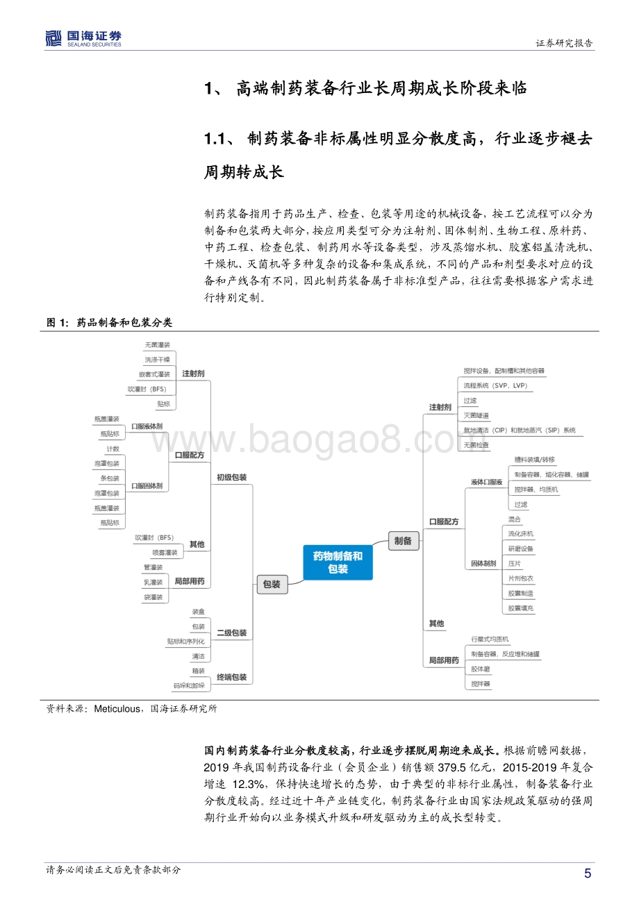 制药装备行业深度报告：研发决定未来制药装备产业迎来多重战略性增量机遇.pdf_第5页