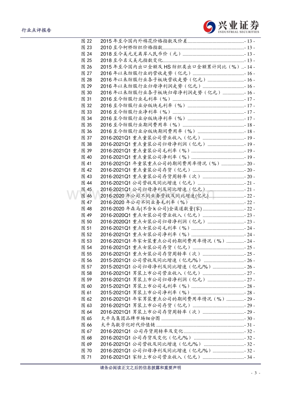 纺织服装行业2020年年报及2021年一季报总结.pdf_第3页