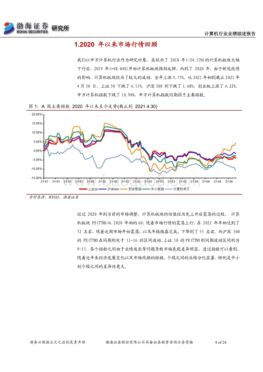 计算机行业2020年报及2021一季报综述.pdf_第4页