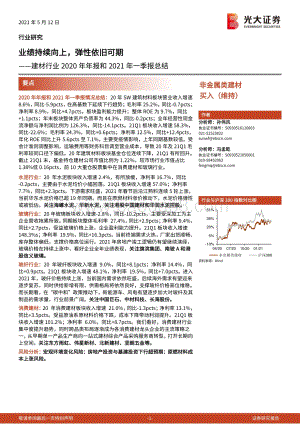建材行业2020年年报和2021年一季报总结(1).pdf