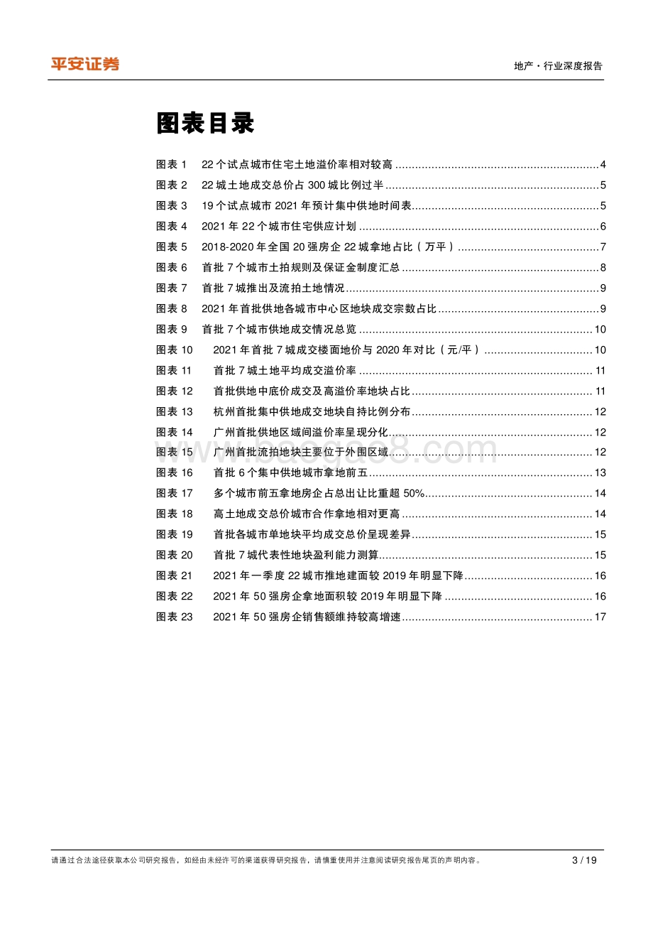 地产政策洞察系列之一：首批集中供地开幕土拍市场有何特征.pdf_第3页