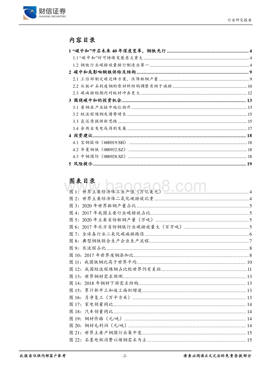 钢铁行业深度：碳中和变革钢铁先行.pdf_第2页