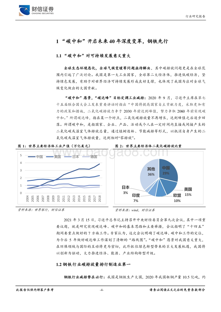 钢铁行业深度：碳中和变革钢铁先行.pdf_第4页