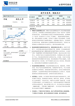 钢铁行业深度：碳中和变革钢铁先行.pdf