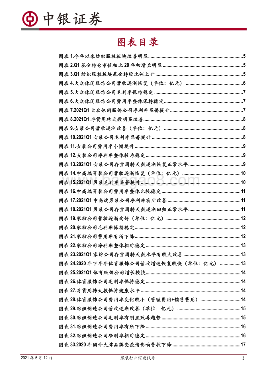 服装行业深度报告：疫情后行业改善明显布局品牌龙头.pdf_第3页