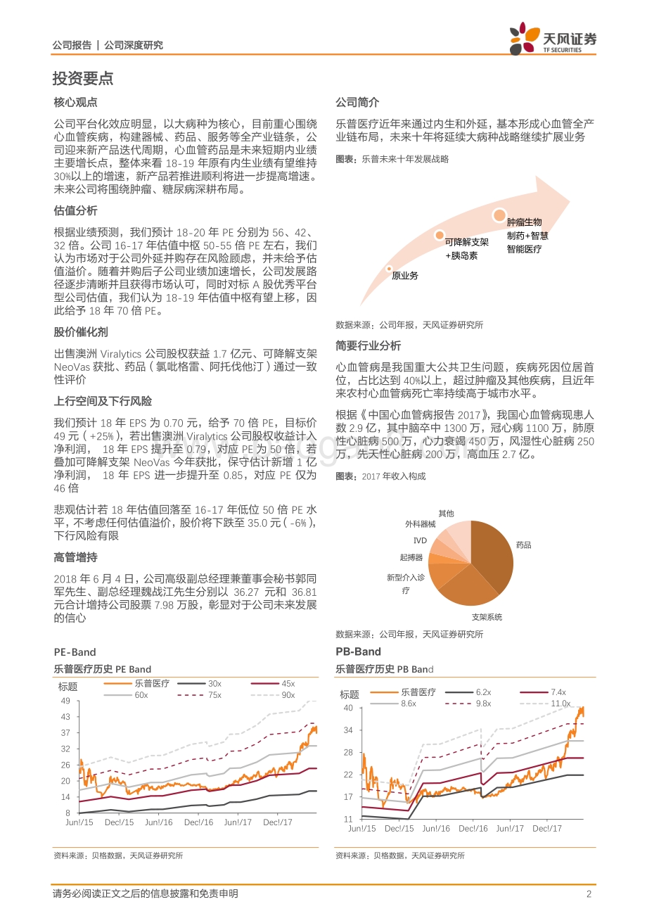 乐普医疗：A股的激流勇进者：产品迭代颠覆成长周期率心血管平台形成闭环生态.pdf_第2页