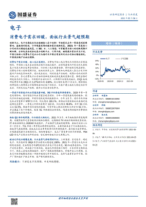 电子行业深度：消费电子需求回暖面板行业景气超预期.pdf
