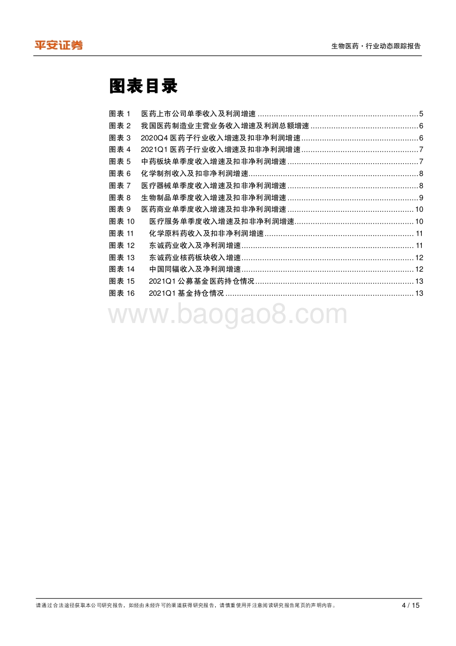 生物医药行业2020年报及2021一季度综述.pdf_第4页