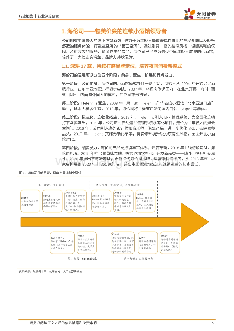 顺应年轻化和下沉发展之势海伦司引领平价小酒馆潮流.pdf_第5页