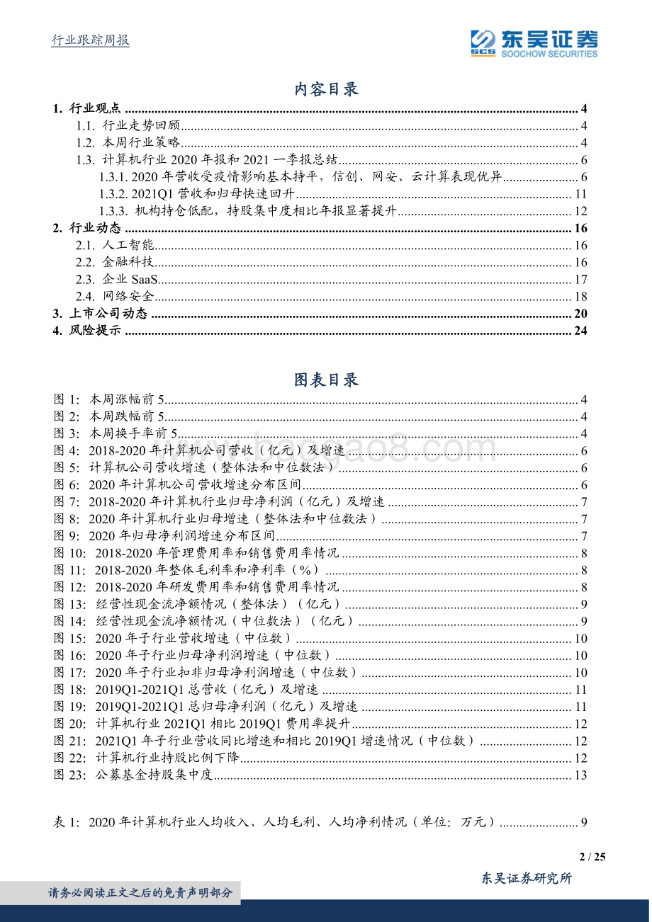 计算机行业2020年报和2021一季报总结.pdf_第2页
