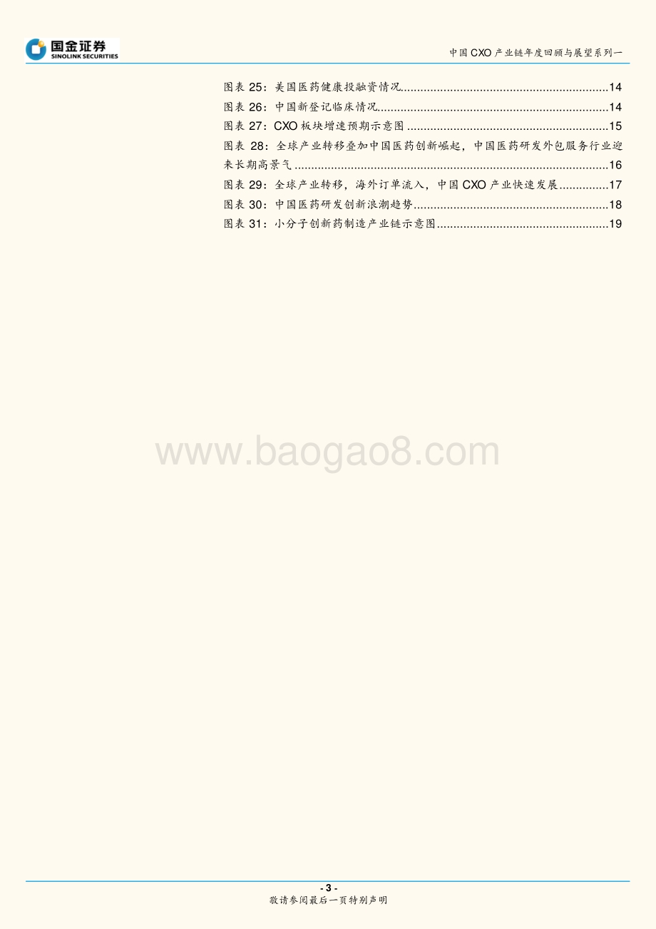 中国CXO产业链年度回顾与展望系列三：CXO板块2020回顾与2021展望.pdf_第3页