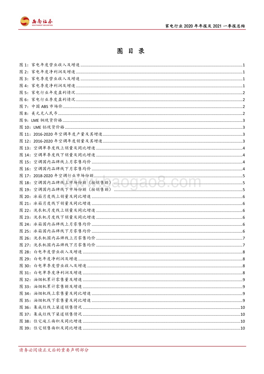 家用电器2020年年报及2021年一季报总结.pdf_第3页