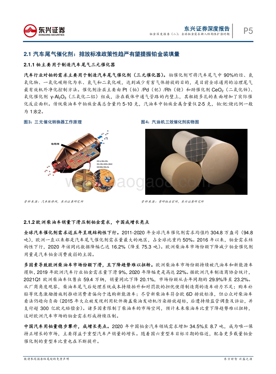 铂金深度报告（二）：全球铂金需求渐入结构性扩张时期.pdf_第5页