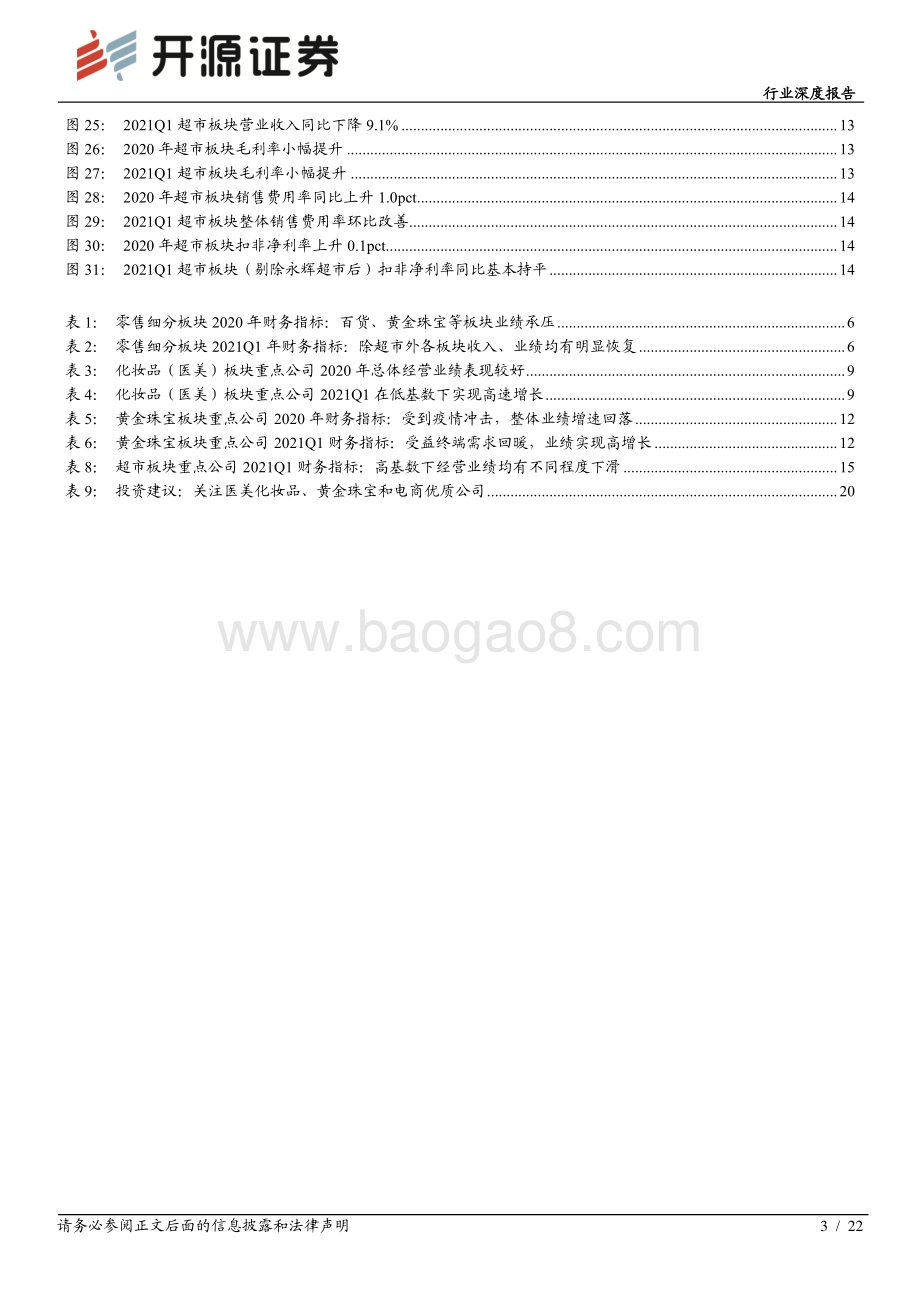 零售行业2020年报&2021年一季报综述.pdf_第3页