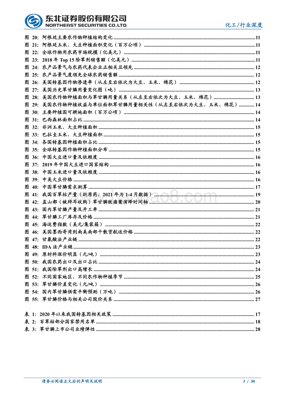 化工行业深度报告：需求超预期、格局寡头化看好此轮草甘膦长景气.pdf_第3页