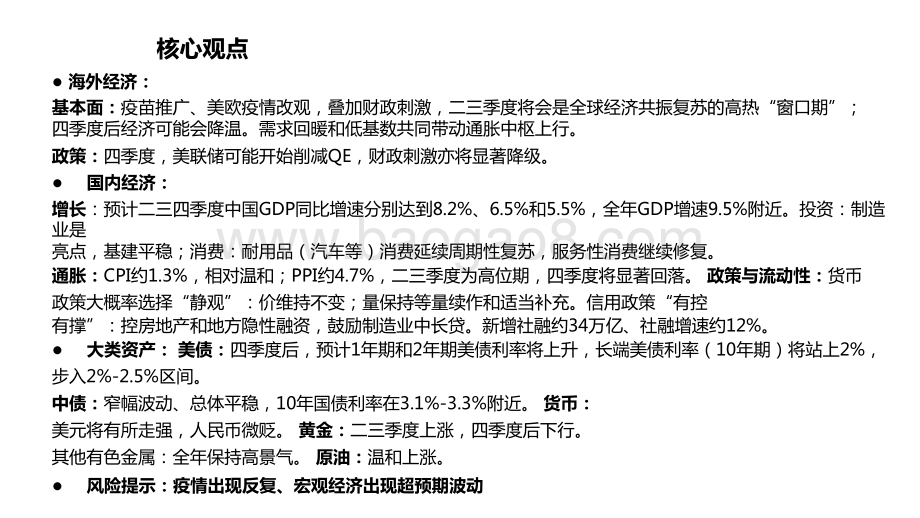 2021下半年宏观经济及大类资产展望研究报告.pptx_第2页