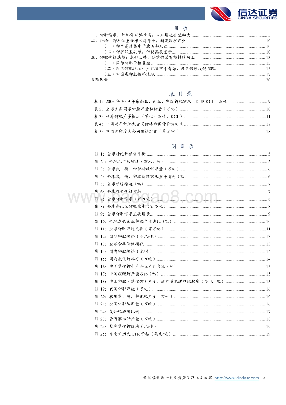 化工行业专题报告：经济复苏钾肥先行底部反弹未来可期！.pdf_第4页