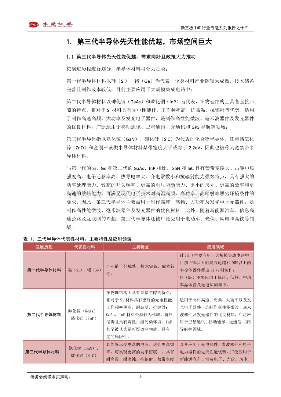 第三代半导体先天性能优越潜在市场空间巨大.pdf_第3页