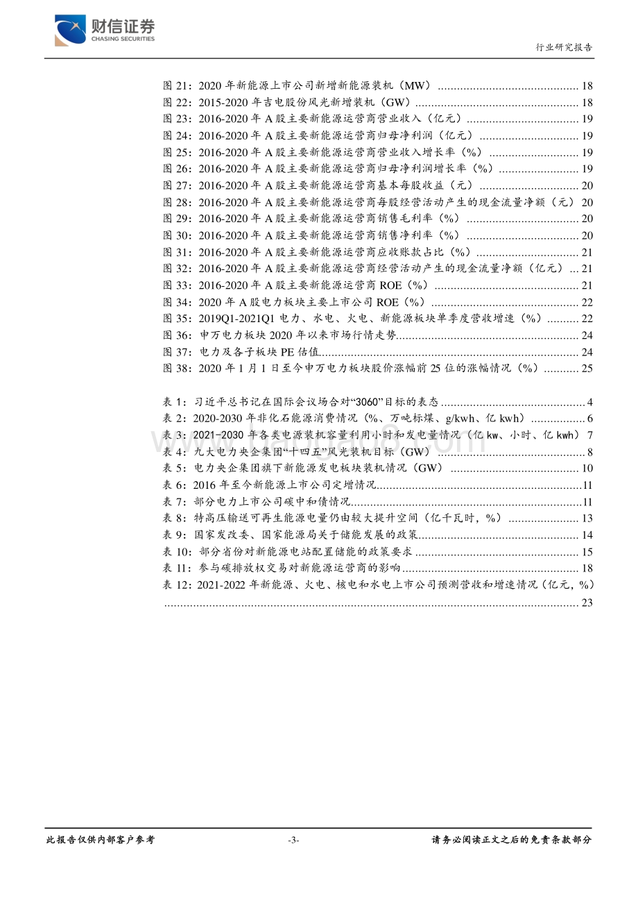 电力行业深度：业绩披露彰显基本面向好新能源运营商迎来确定性的高速增长期.pdf_第3页