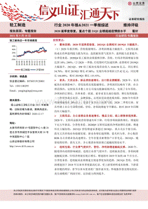 轻工制造行业2020年报&2021一季报综述.pdf