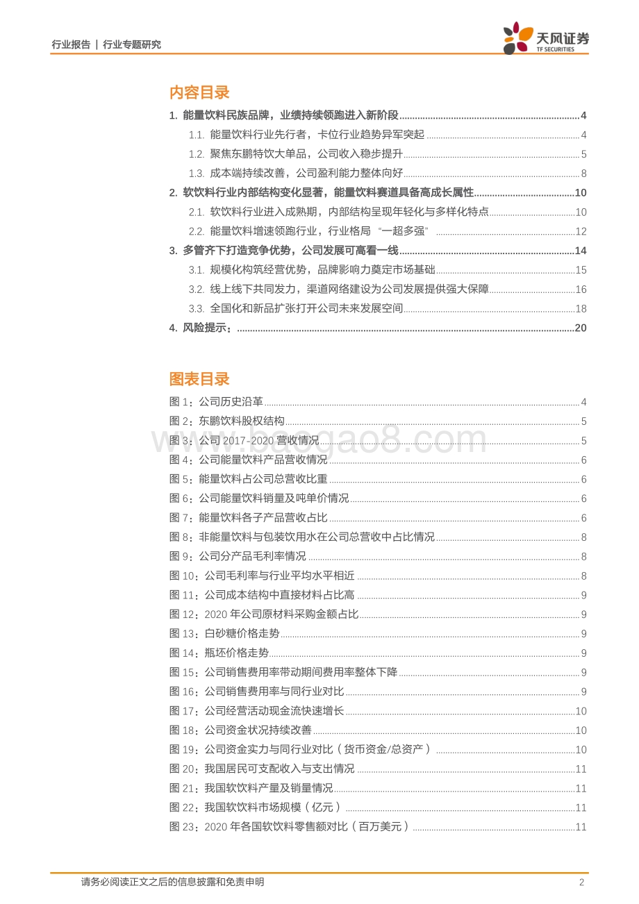 东鹏饮料专题报告：卡位能量饮料赛道多管齐下打造竞争优势.pdf_第2页