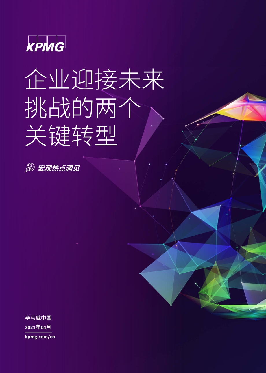 企业迎接未来挑战的两个关键转型.pdf_第1页