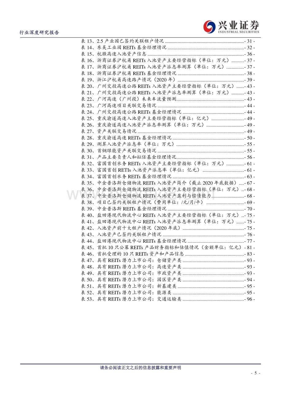 基建REITs系列深度报告之五：投资篇REITs上市的一小步存量盘活的一大步.pdf_第5页