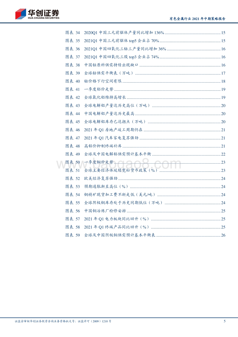 有色金属行业2021年中期策略报告.pdf_第5页