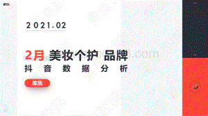 2021年2月美妆个护品牌抖音数据分析.pdf