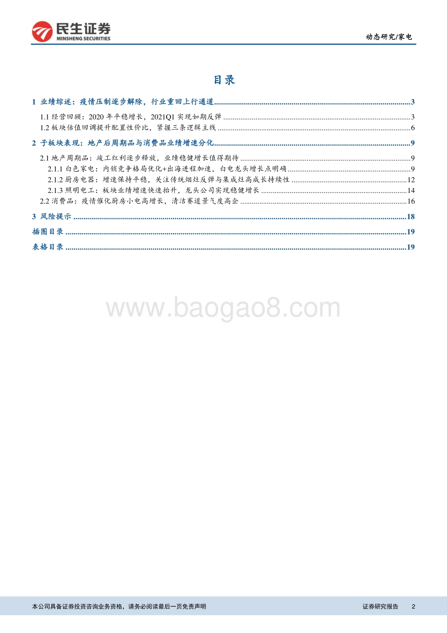 家电行业2020年报及2021年一季报总结.pdf_第2页
