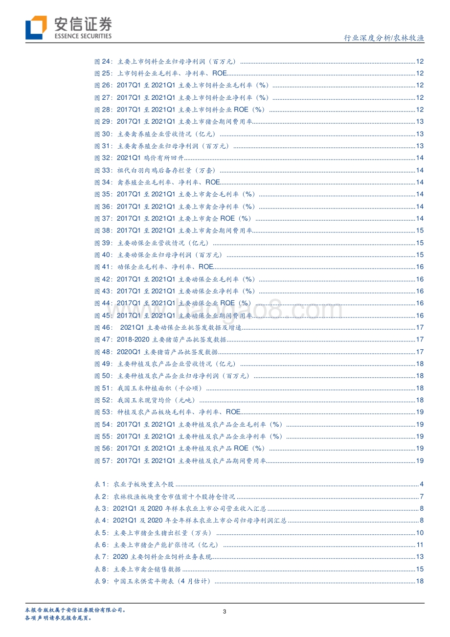农林牧渔行业深度分析：行业盈利保持高增长后周期板块加速恢复.pdf_第3页