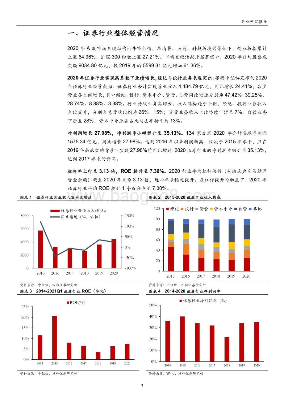 证券行业2020年年报及2021年一季报点评.pdf_第3页