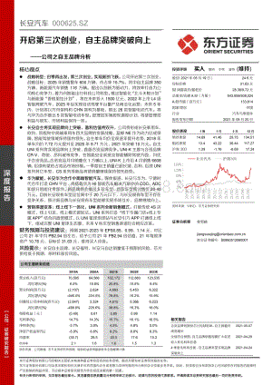 长安汽车公司之自主品牌分析：开启第三次创业自主品牌突破向上.pdf