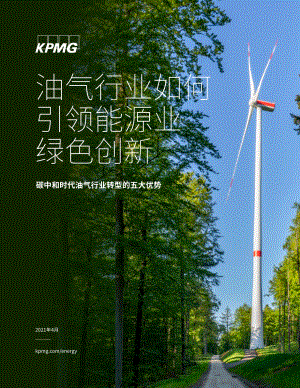 油气行业如何引领能源业绿色创新：碳中和时代油气行业转型的五大优势.pdf