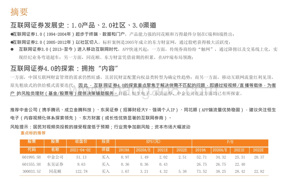 2021年互联网证券4.0探索聚焦“内容”报告.pptx_第2页