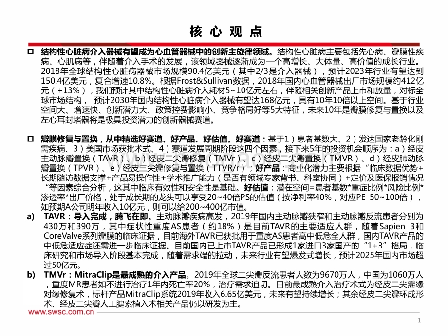 结构性心脏病介入器械：创新升级主旋律十年十倍正起航.pdf_第2页