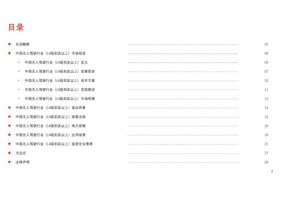 2020年中国无人驾驶行业概览（L4级别及以上）.pdf_第3页
