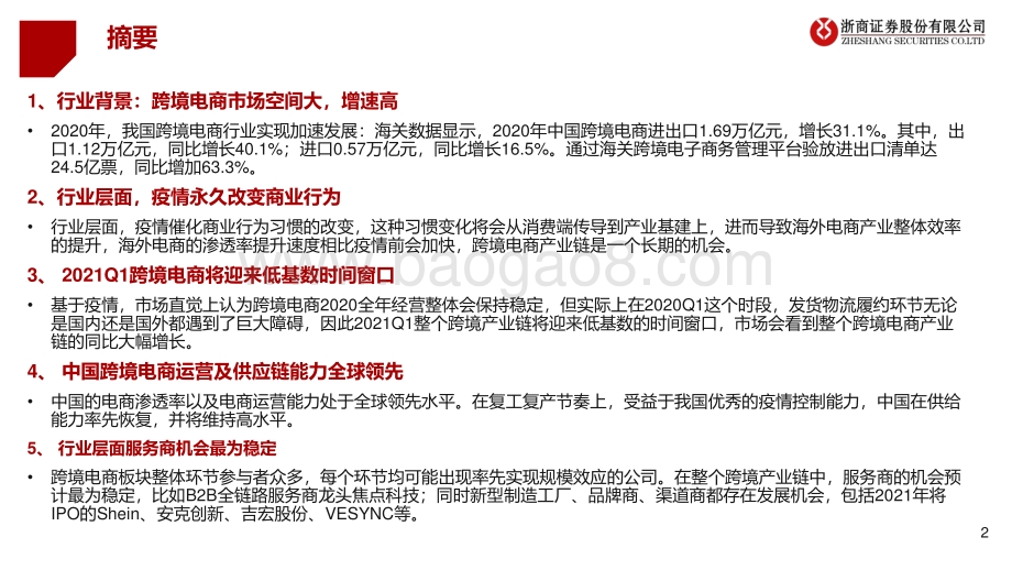 跨境电商行业专题报告：大戏刚刚启幕前方星辰大海.pdf_第2页