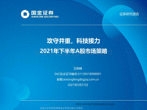 2021年下半年A股市场策略：攻守并重科技接力.pdf