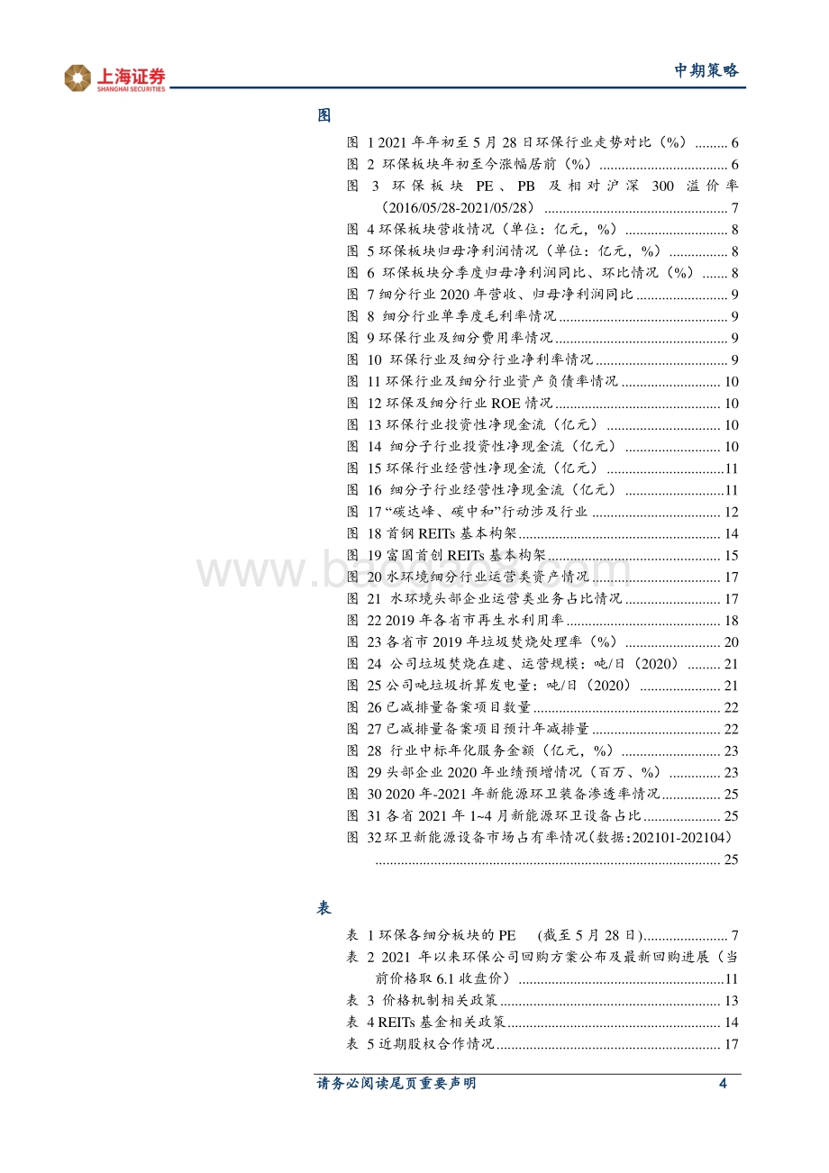 2021年环保行业中期策略：业绩回暖关注碳中和背景下行业估值提升.pdf_第4页