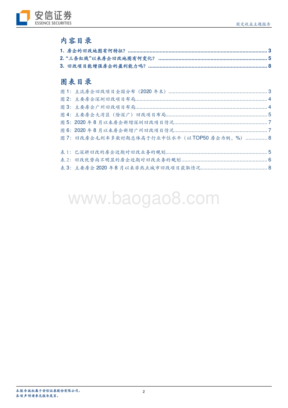 城市更新系列报告四：解析房企旧改地图：“领地”特征与三条红线以来的变化.pdf_第2页