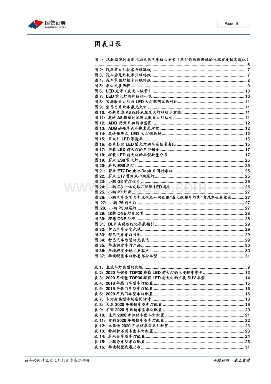 车灯行业跟踪专题之四：LED加速渗透电动智能驱动车灯技术升级.pdf_第5页