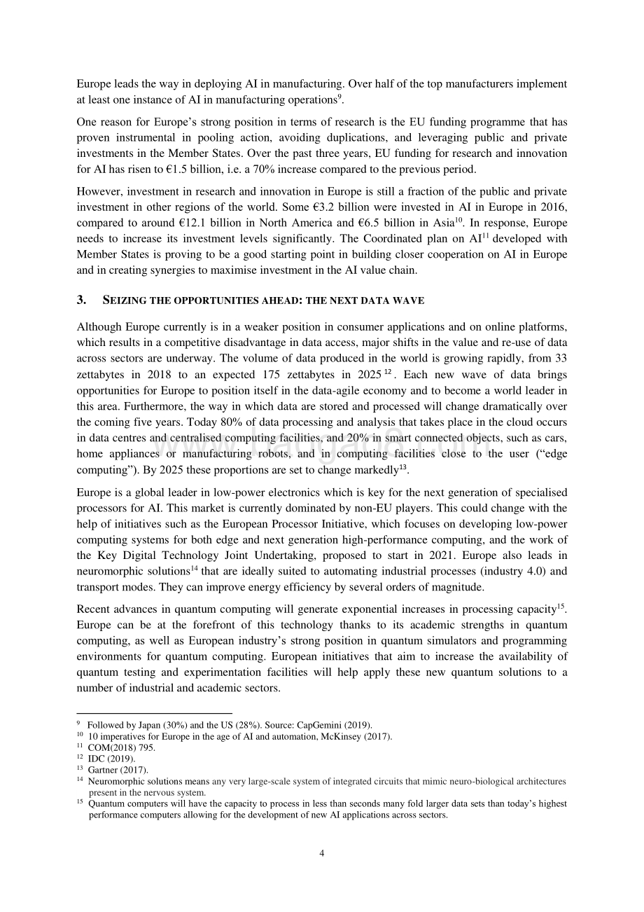 人工智能白皮书：通往卓越和信任的欧洲路径（英文版）.pdf_第5页