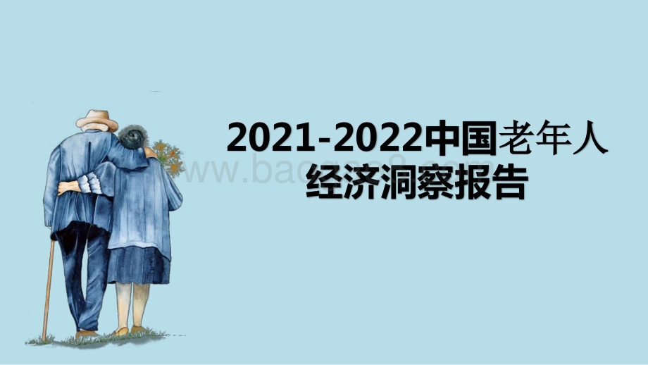 2021-2022中国老年人经济洞察报告.pptx_第1页