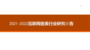 2021-2022互联网医美行业研究报告.pdf