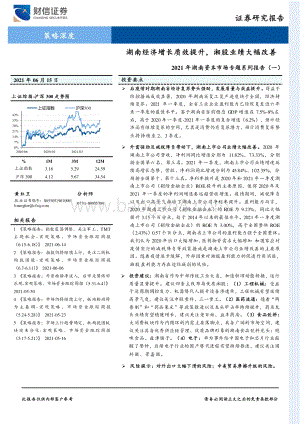 2021年湖南资本市场专题系列报告（一）：湖南经济增长质效提升湘股业绩大幅改善.pdf