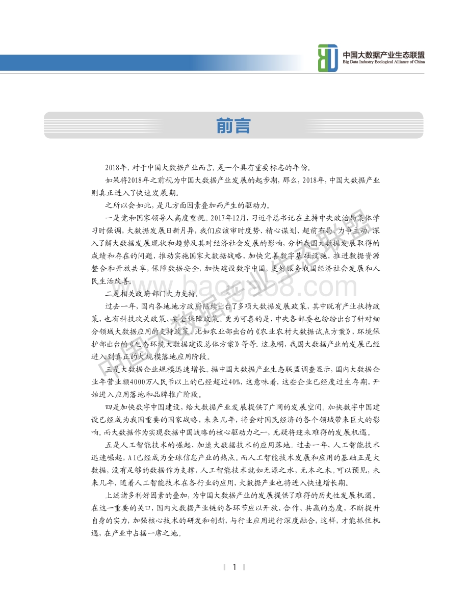 2018中国大数据产业发展白皮书.pdf_第2页
