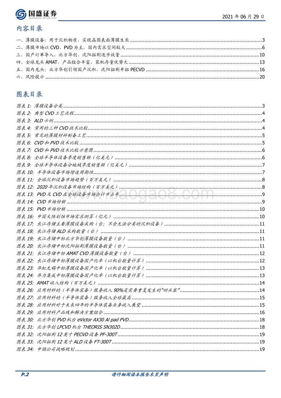 半导体设备系列：薄膜生长设备国产突破可期.pdf_第2页