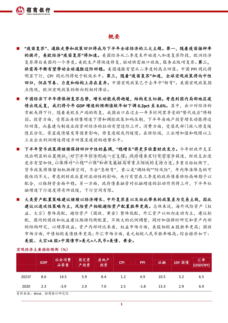 2021年中期宏观经济与资本市场展望.pdf_第2页