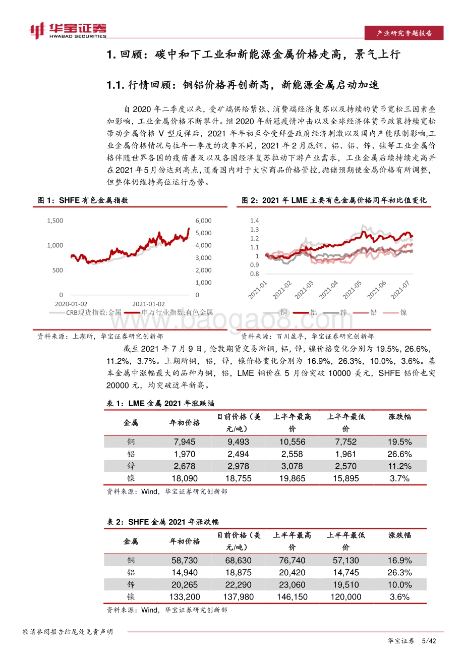 有色金属行业2021年中期策略：吐旧纳新把握碳中和下景气品种.pdf_第5页